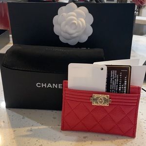 Chanel card holder